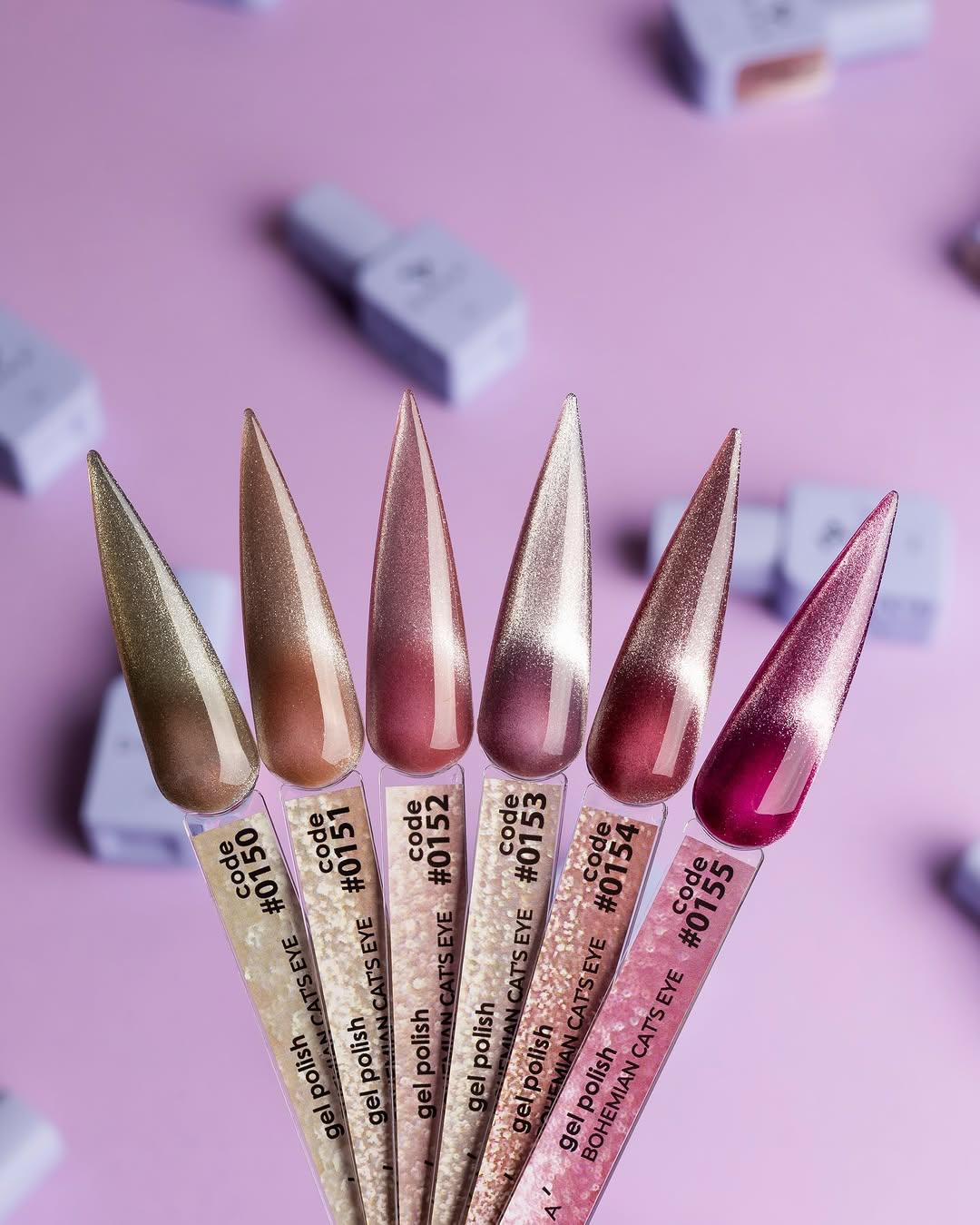 0144 Color Gel Polish Bohemian Cat Eye Collection 12ml