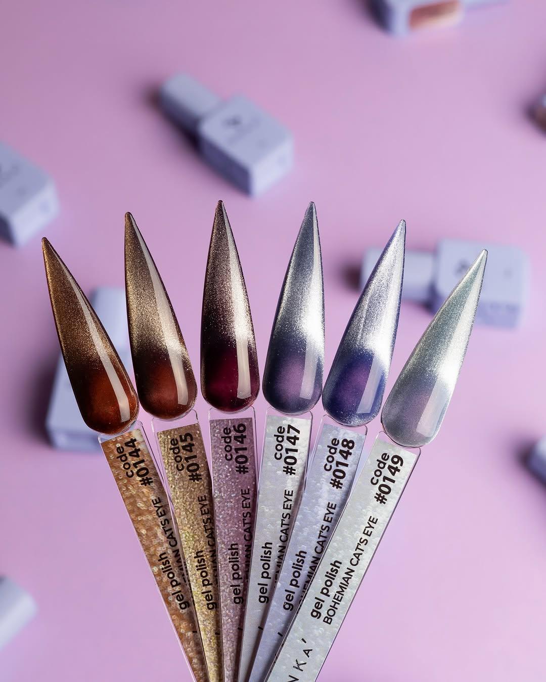 0144 Color Gel Polish Bohemian Cat Eye Collection 12ml