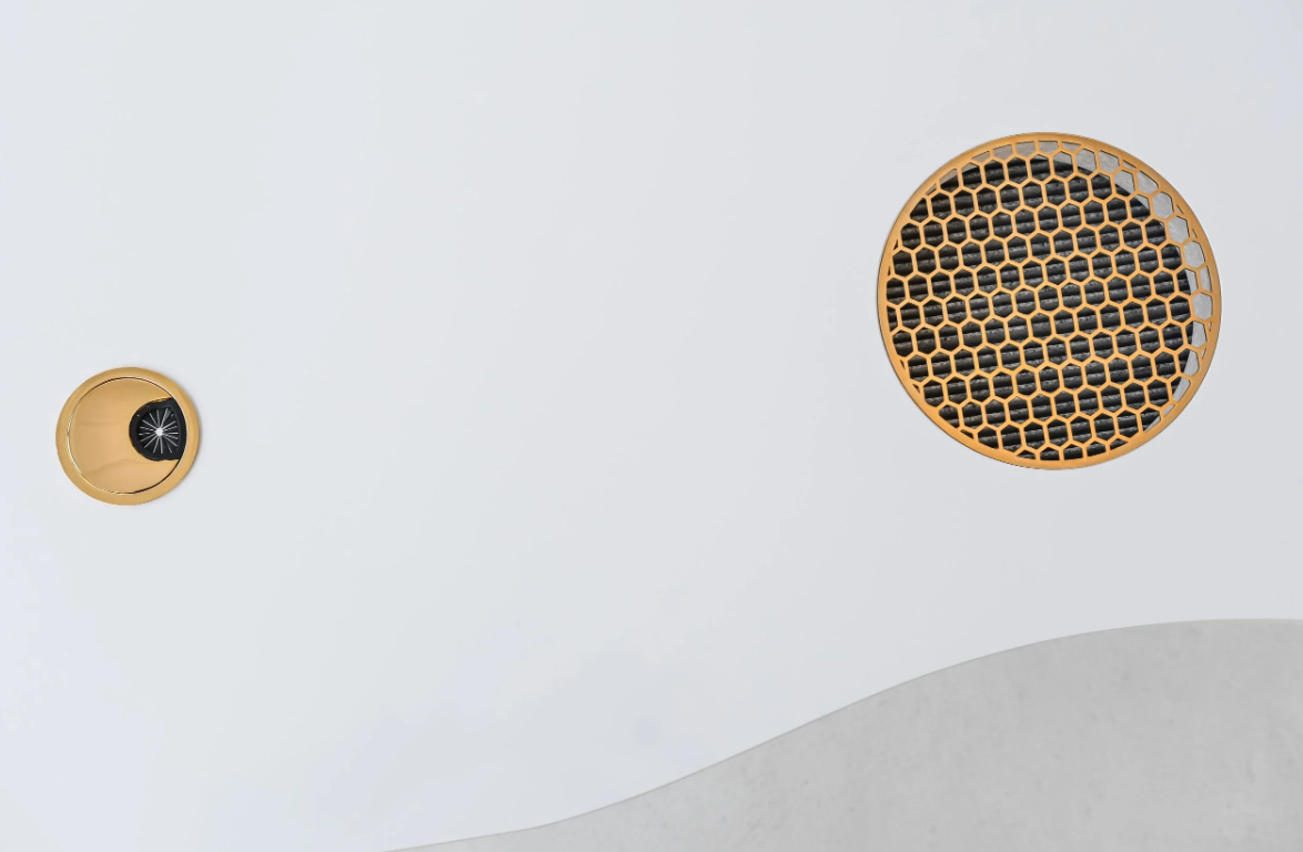 Afinia Manicure table Art Deco X Black with built-in dust collector NDC 2000