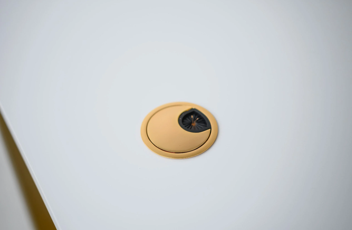 Afinia Manicure table Art Deco X Black with built-in dust collector NDC 2000