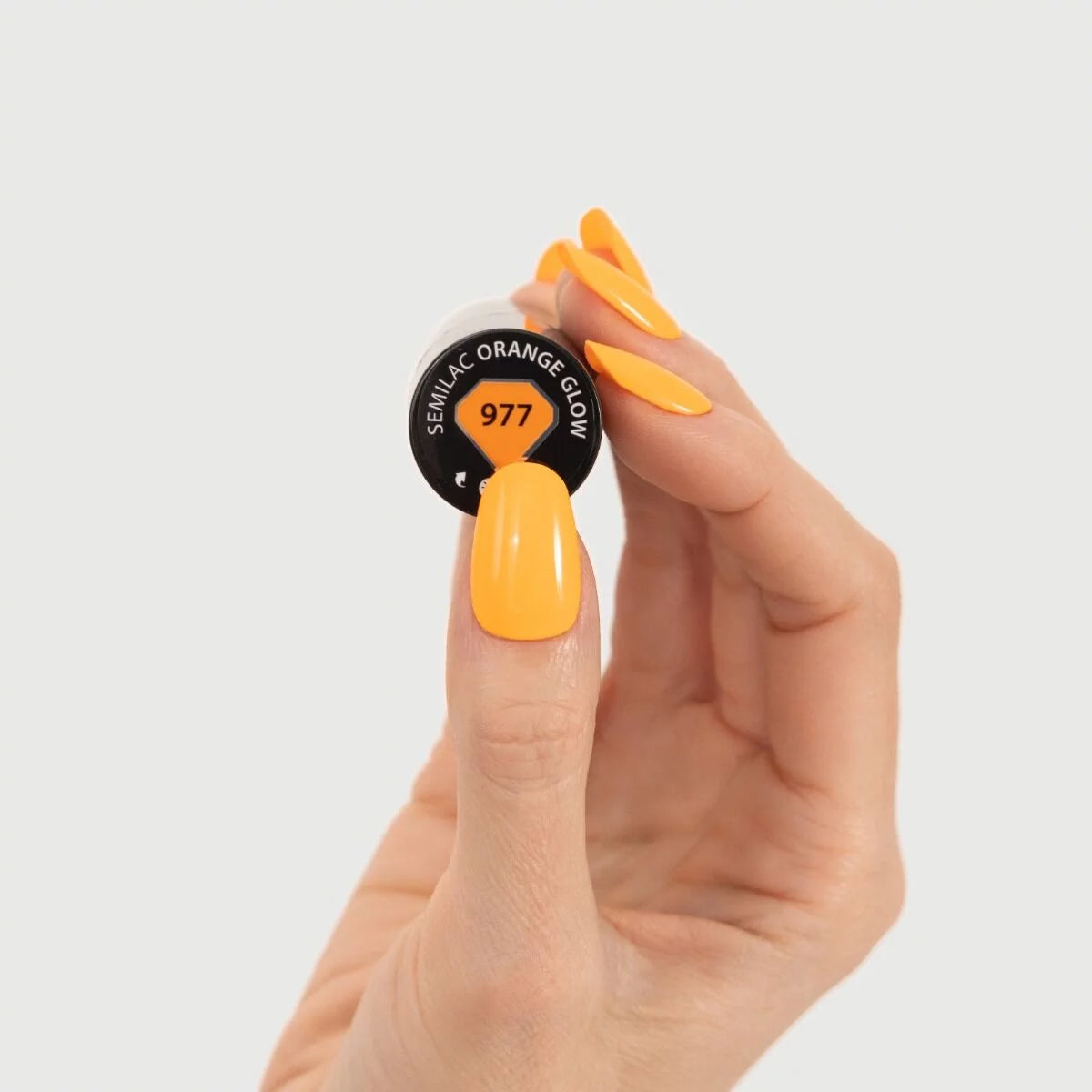 977 Semilac UV Gel Polish Orange Glow 7 ml