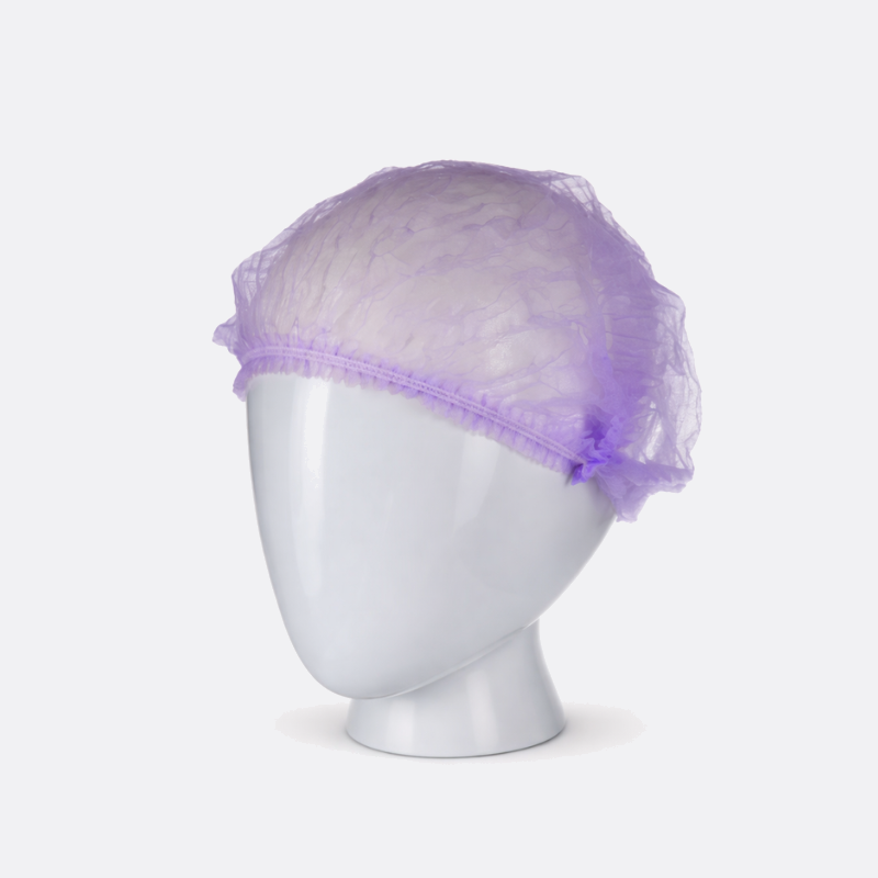 PW Vienkartinės kepurės, violetinės, 100 vnt.