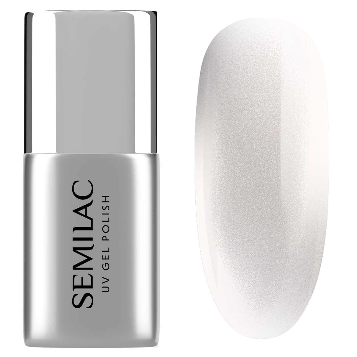 Semilac Top No Wipe Silver Gloss T35 7 ml