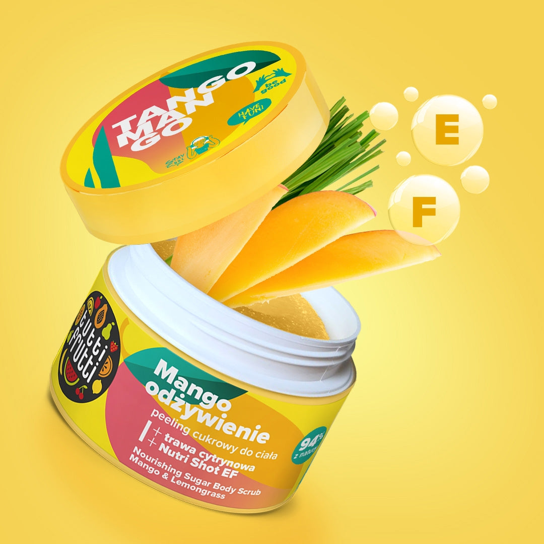 FARMONA TUTTI FRUTTI Питательный сахарный скраб для тела Манго и Лемонграсс 300 гр.