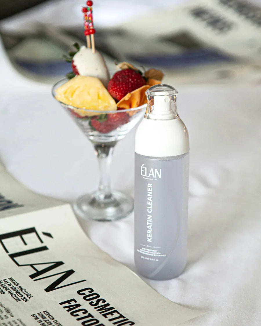 ELAN Eyelash and Eyebrow Color Fixing Fluid with Keratin and Sunflower Seed Oil, Colour Fixing Fluid 2.0, Professional Line, 100 ml