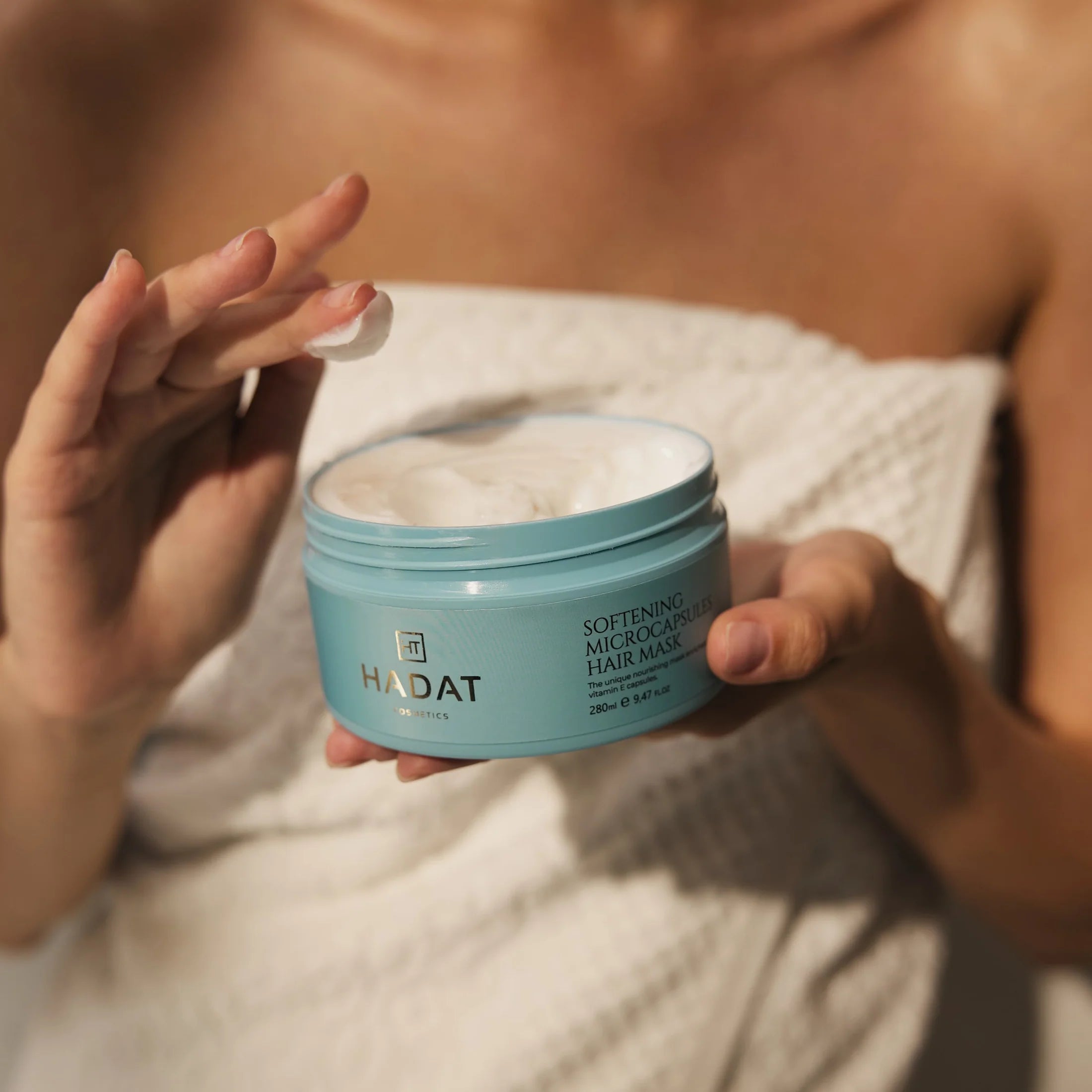 HADAT SOFTENING MICROCAPSULES HAIR MASK Mīkstinoša matu maska, 280ml