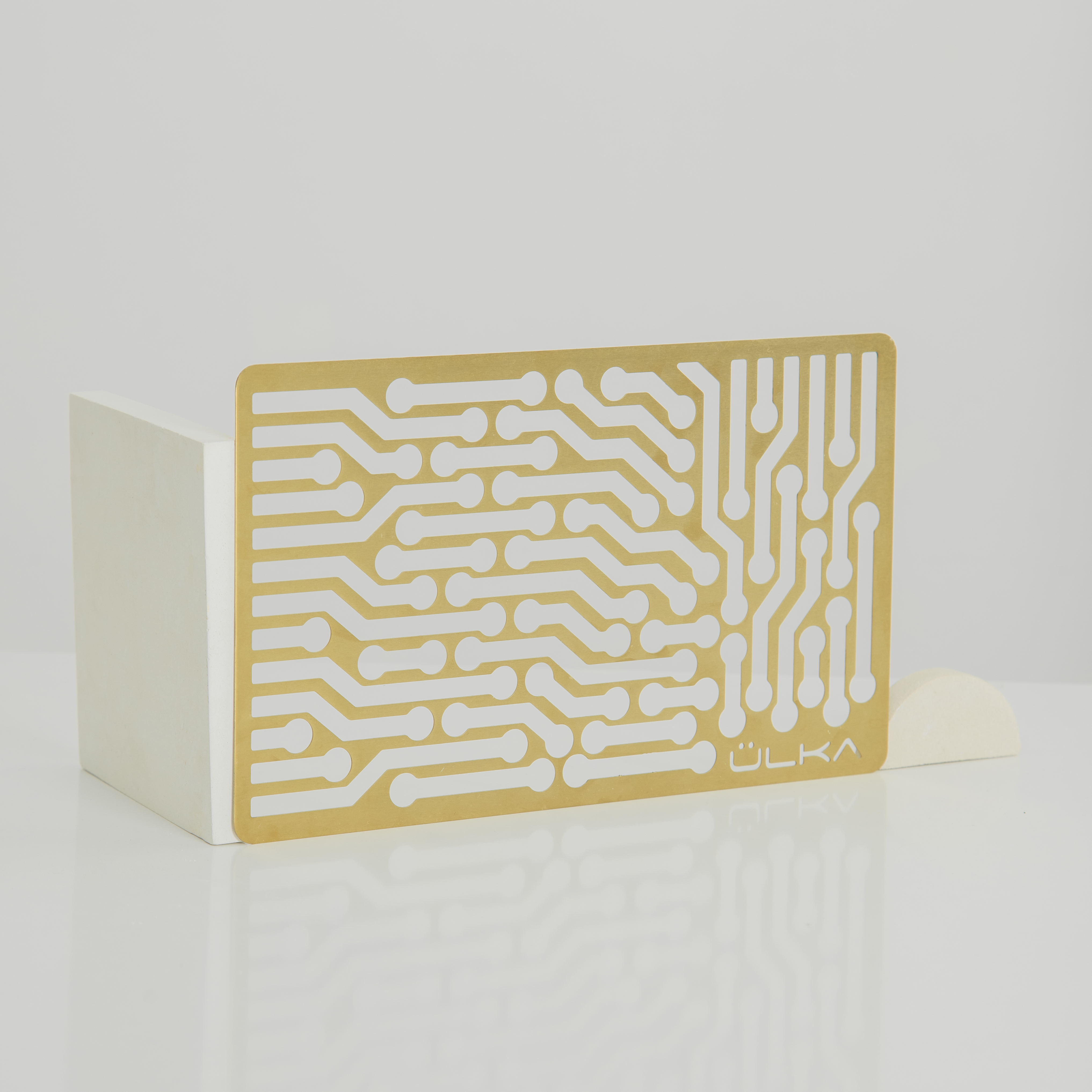 ULKA Staubabsauger für Maniküre NANO Gitter Gold