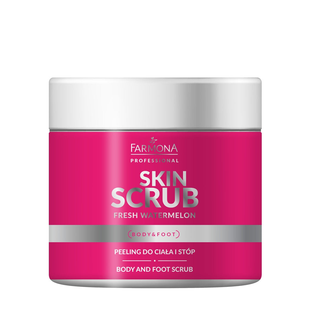 Farmona SKIN SCRUB FRESH WATERMELON Ķermeņa un pēdu pīlings ar vaniļas ekstraktu 500g