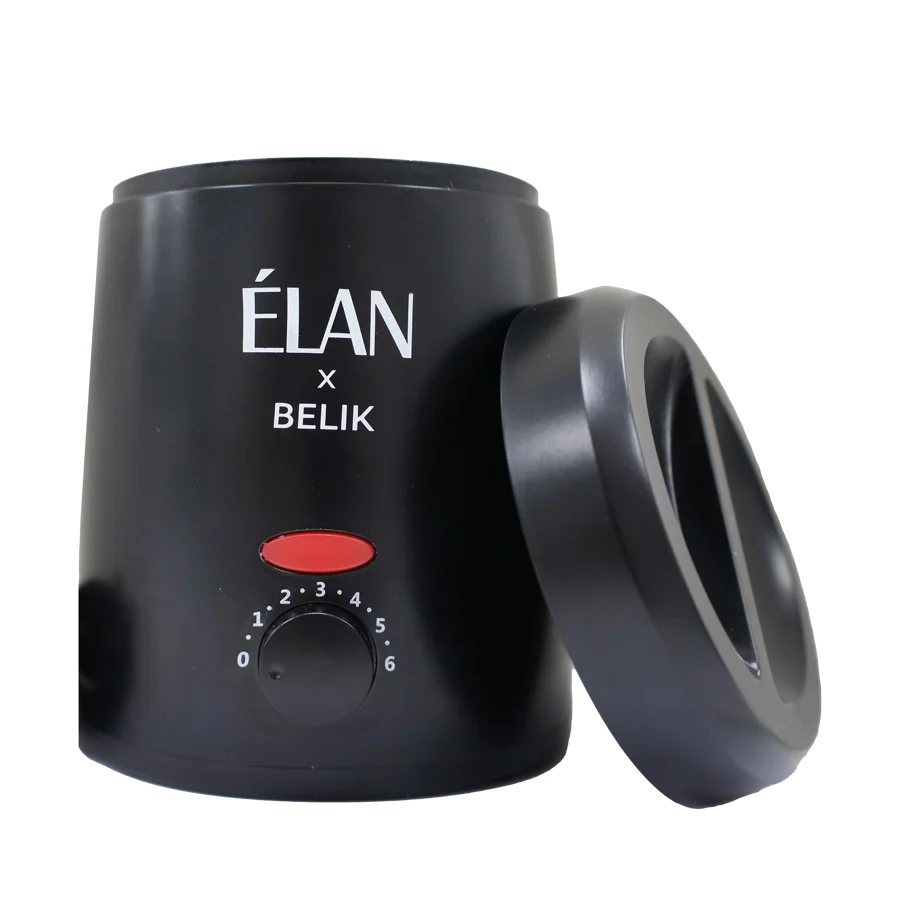 ELAN Wax Warmer with Thermostat (Black), Professional Line, 200 ml