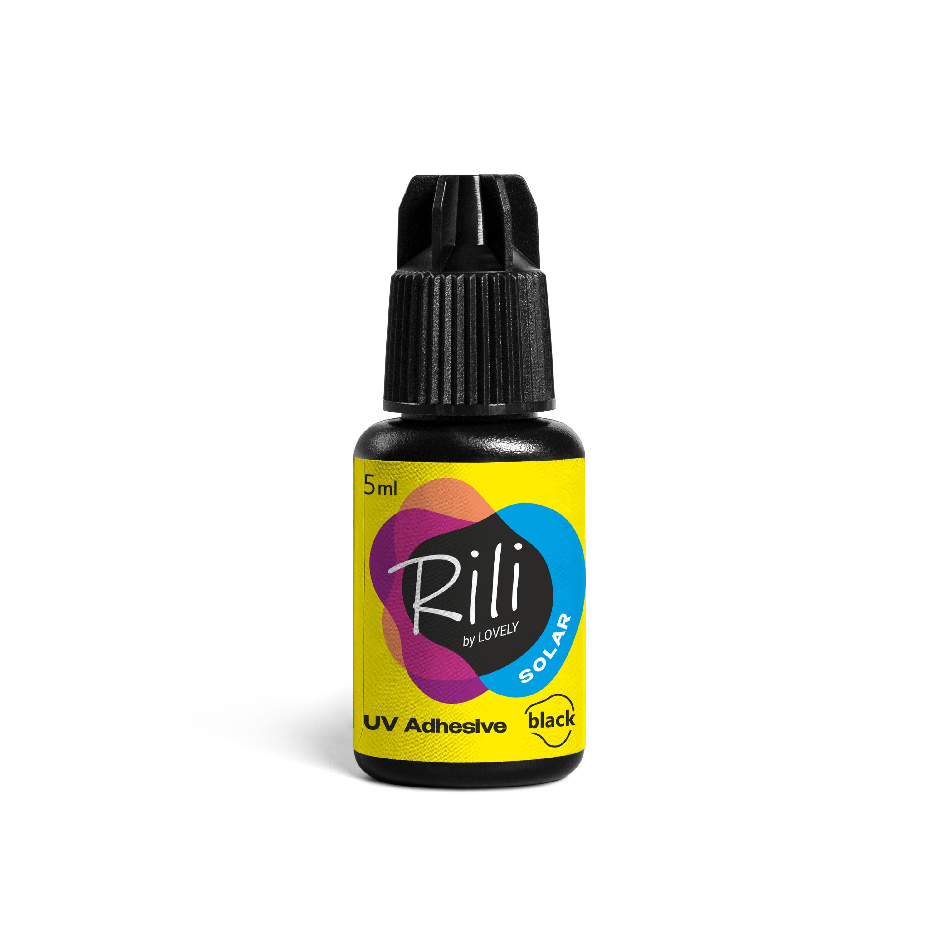 LOVELY UV Eyelash Extension Glue Rili Solar, Black 5 ml