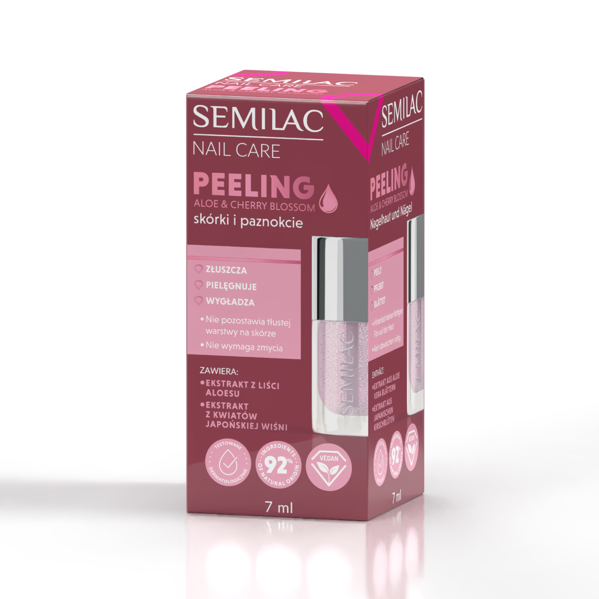 Semilac nagu un kutikulas skrubis Cherry & Blossom 7 ml