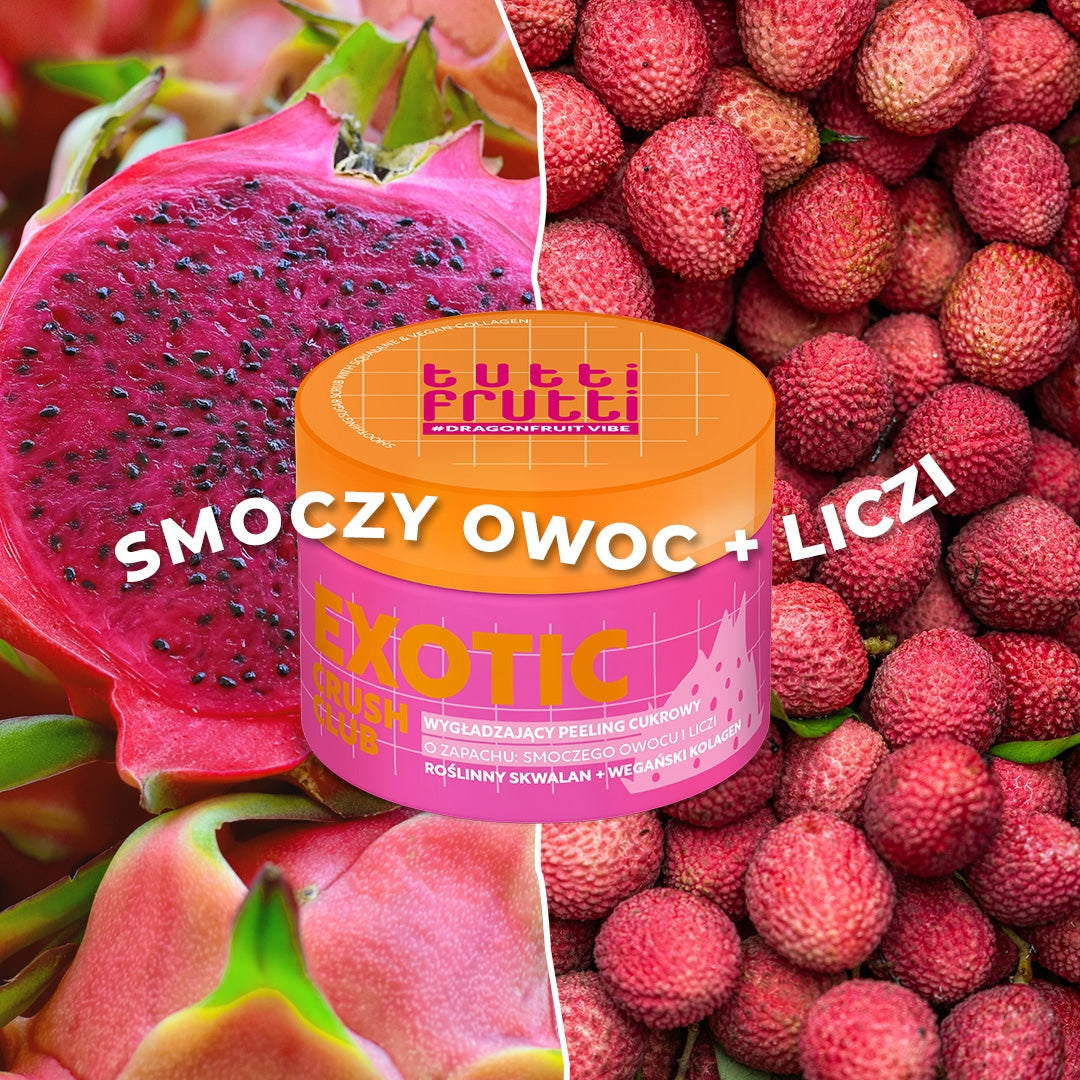 Farmona TUTTI FRUTTI DragonfruitVibe siluv suhkrukehakoorija skvalaani ja vegan-kollageeniga 300 g
