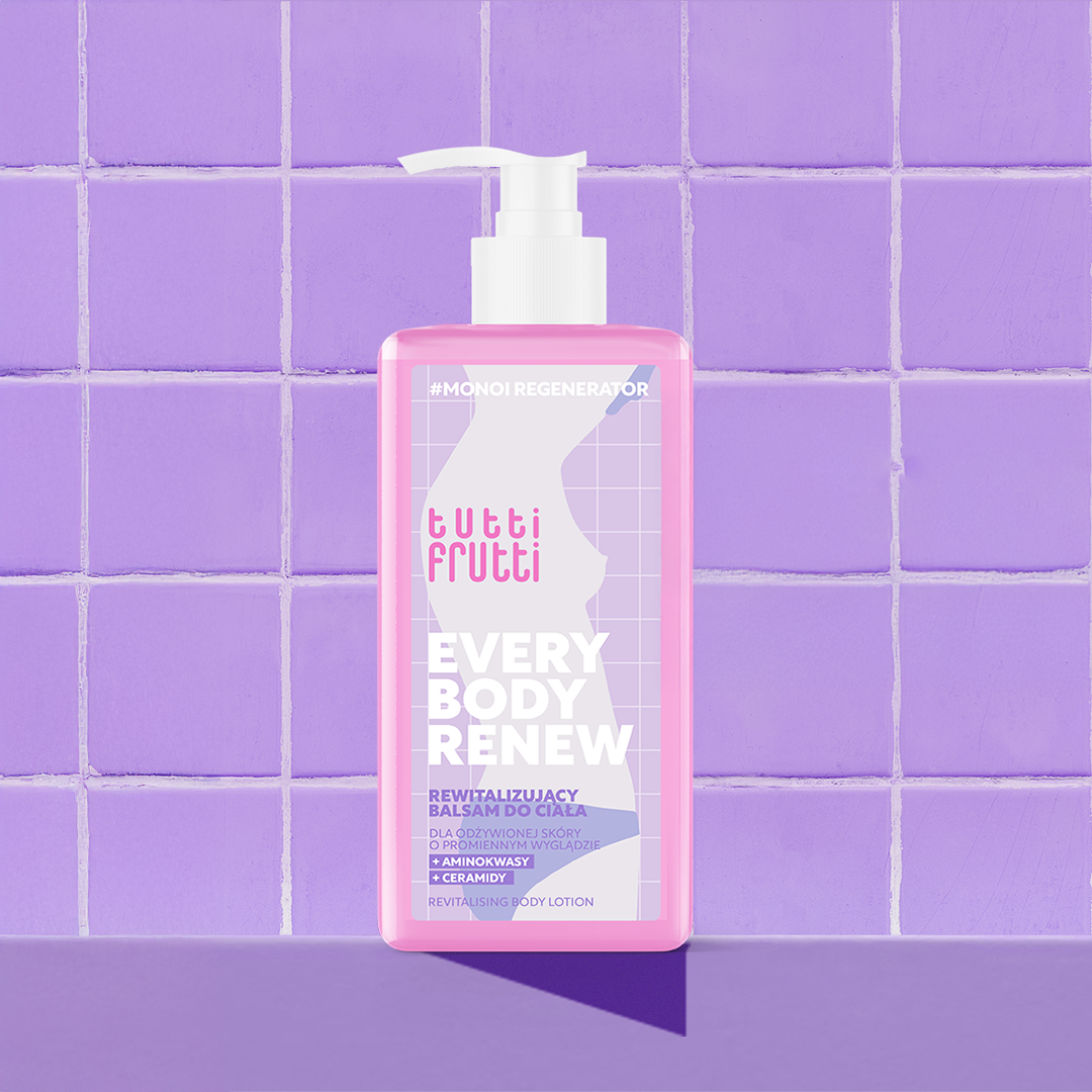 Farmona TUTTI FRUTTI MonoiRegenerator Regenerierende Körperlotion mit Aminosäuren und Ceramiden, 250 ml