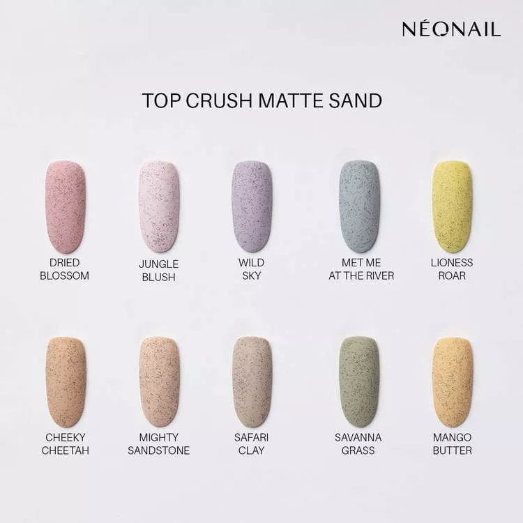 9068 Neonail Top Crush Matte Sand 7,2ml