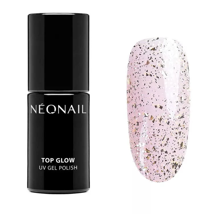 8703 Neonail Top Glow Gold Flakes 7,2ml