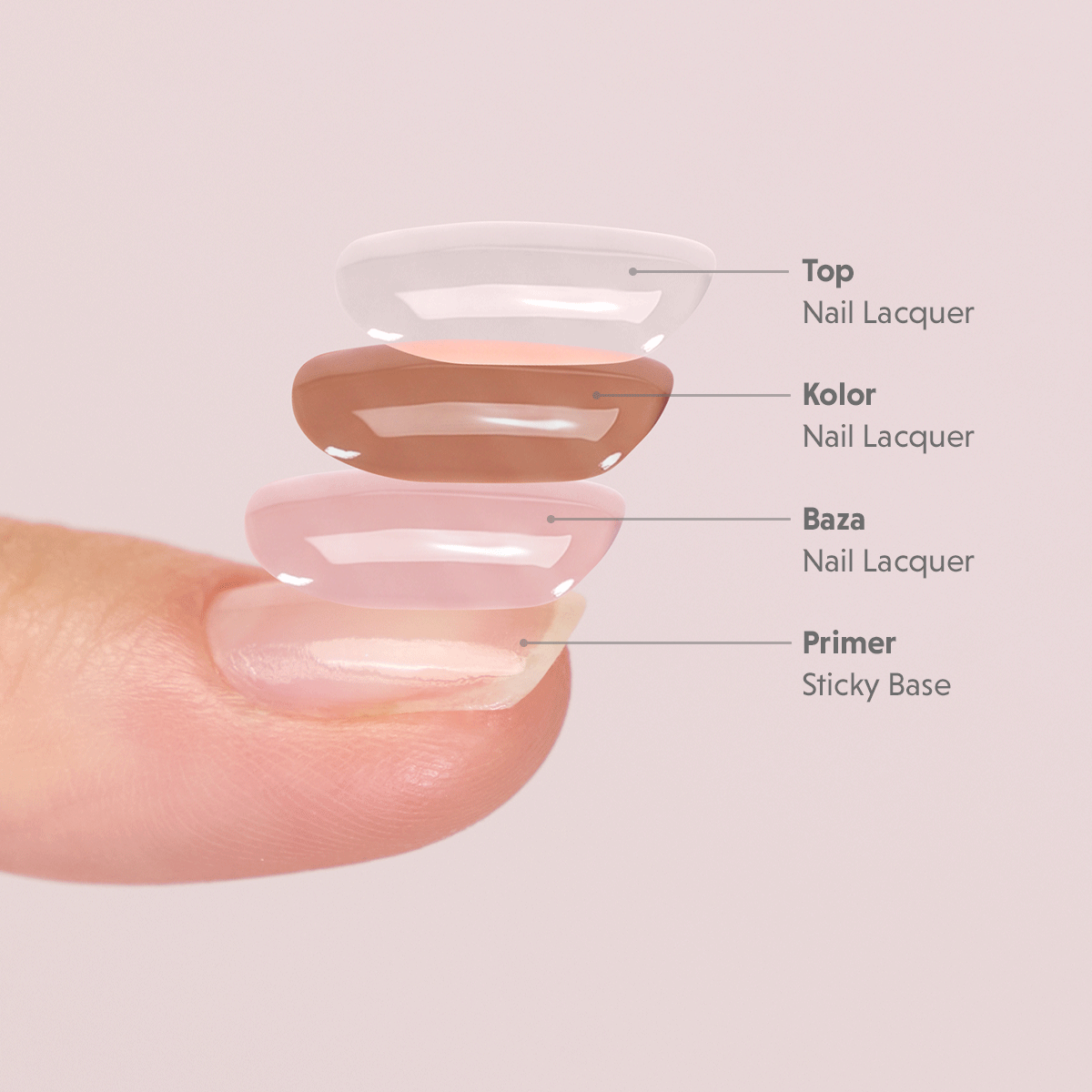 Semilac Nail Lacquer Blur Base 9 ml