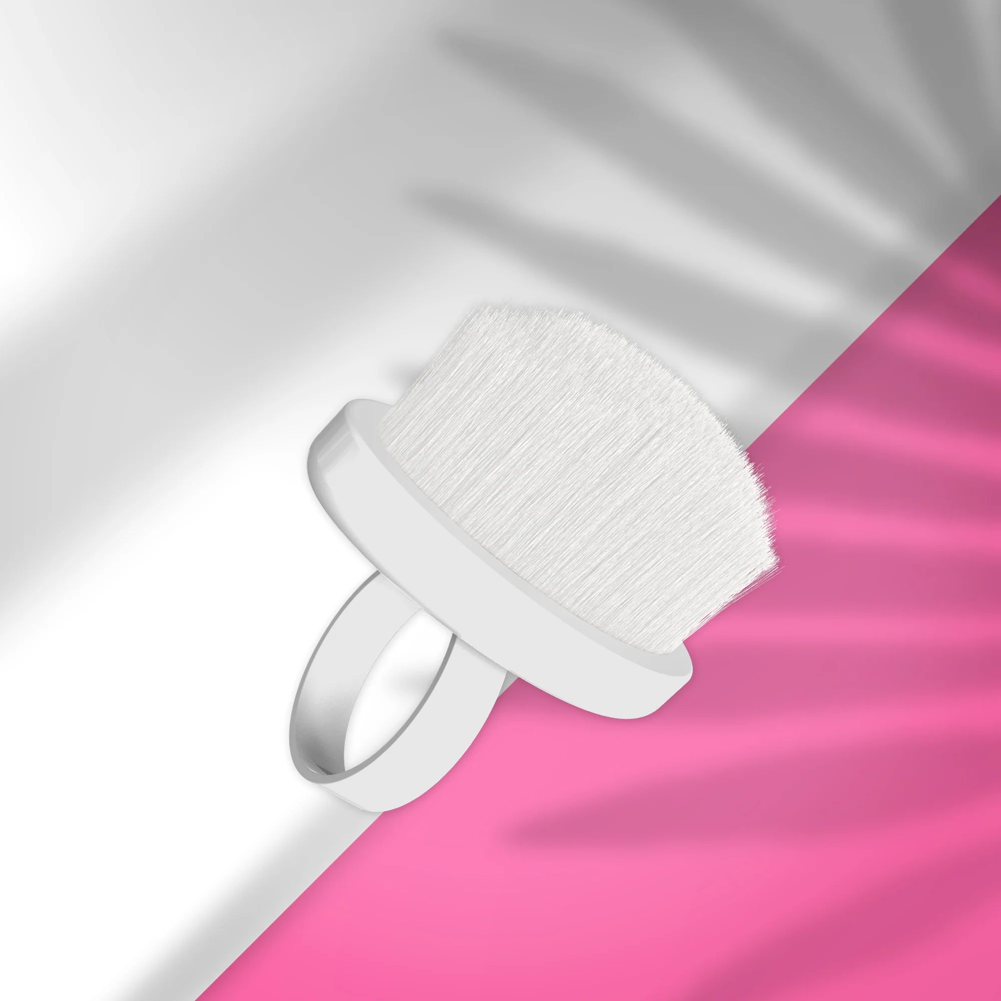 STALEKS Кольцо для маникюра с щеткой для удаления пыли EXPERT 10шт. [DBE-03-10]