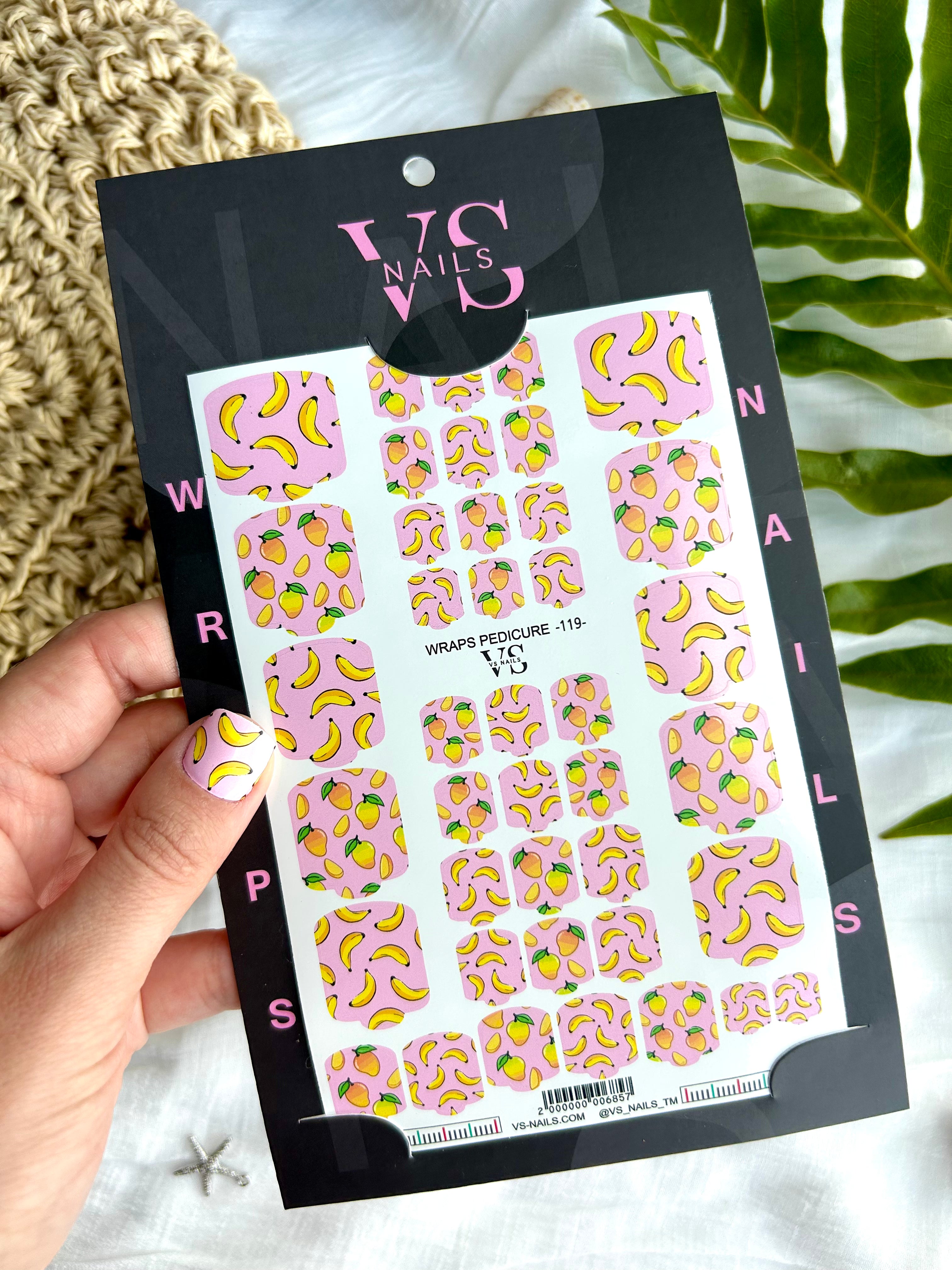 VS NAILS Pedicure Wraps Nr.119