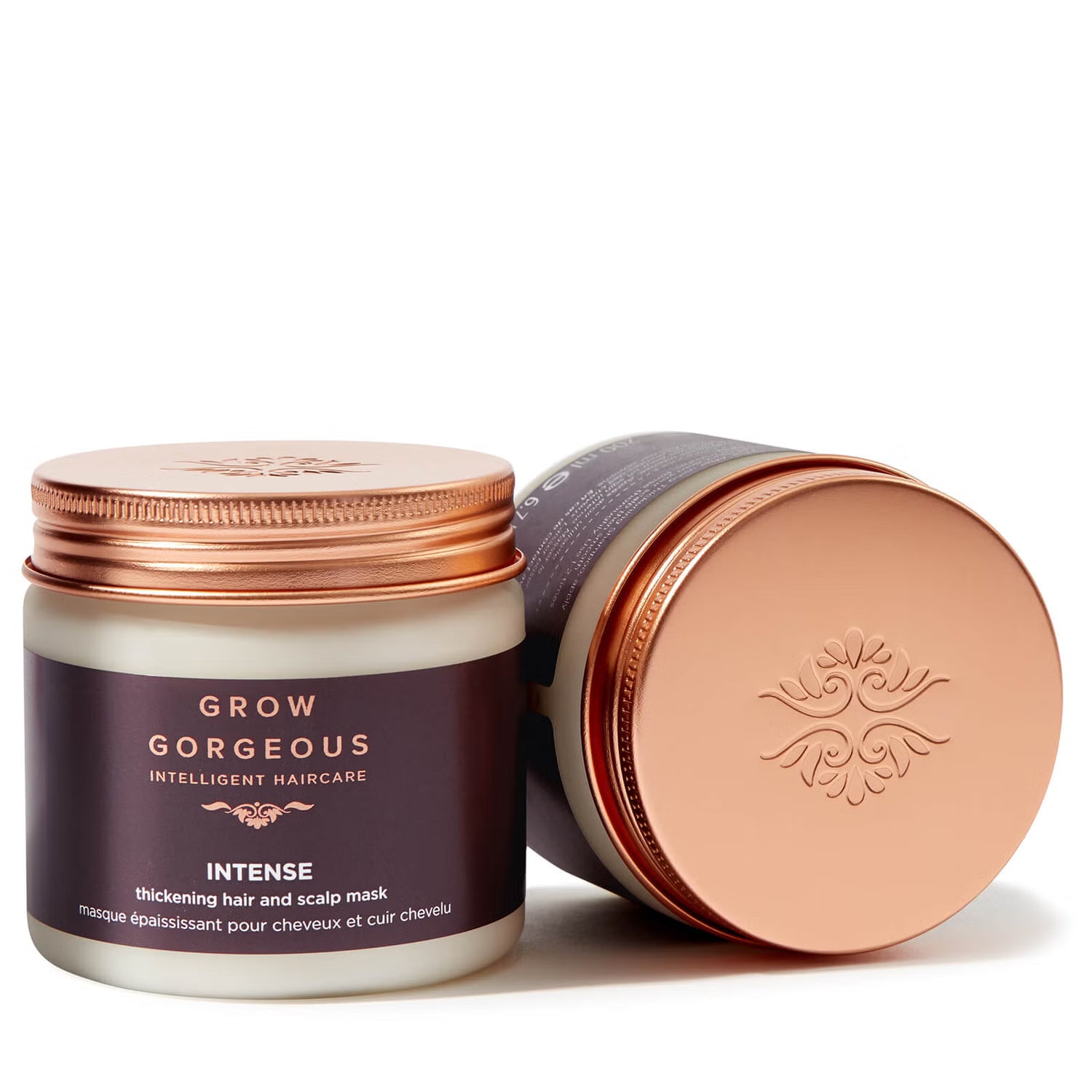 GROW GORGEOUS Intense Thickening Hair & Scalp Mask - Интенсивная маска для объёма волос, 200 мл