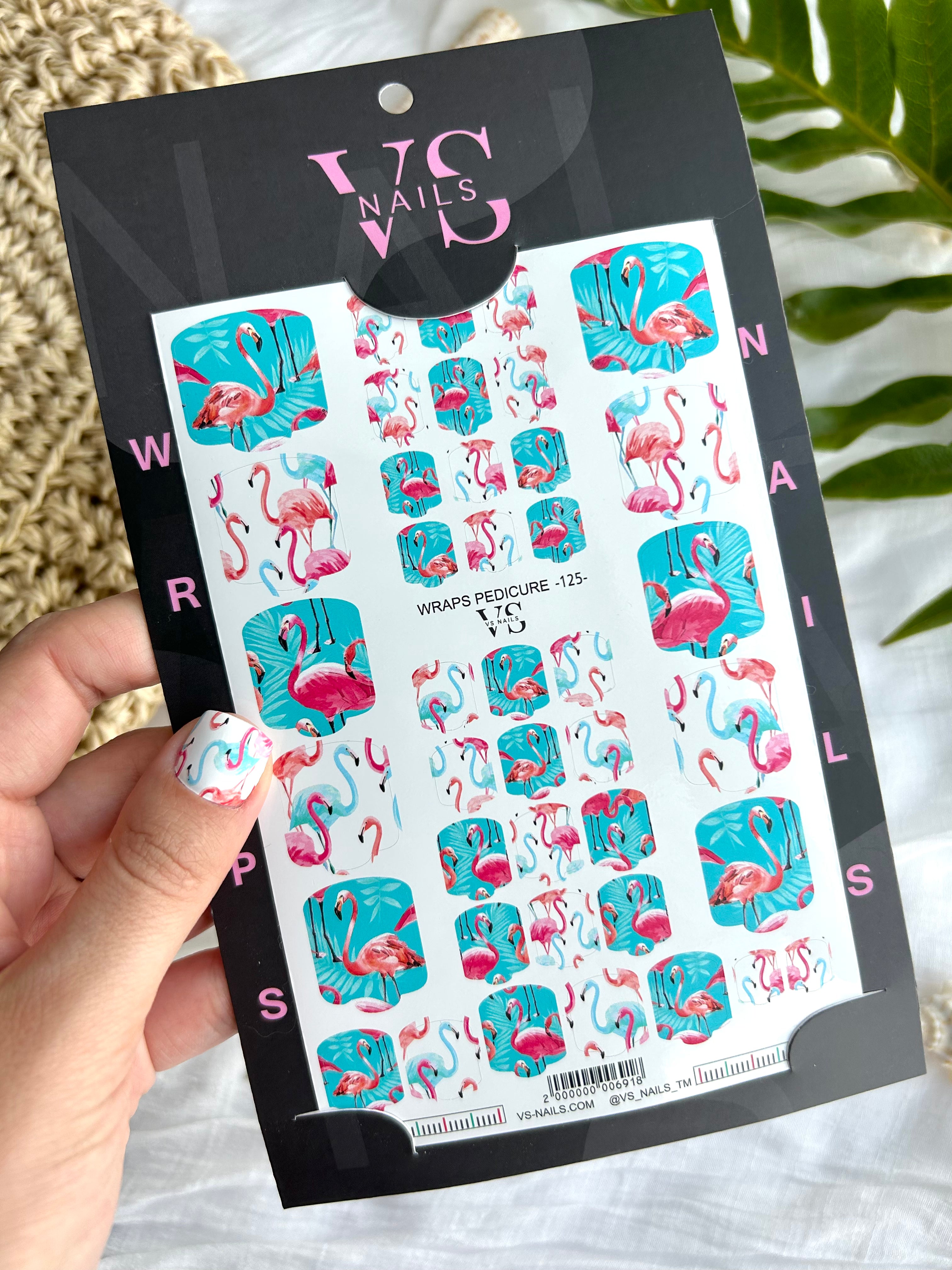 VS NAILS Pedicure Wraps Nr.125