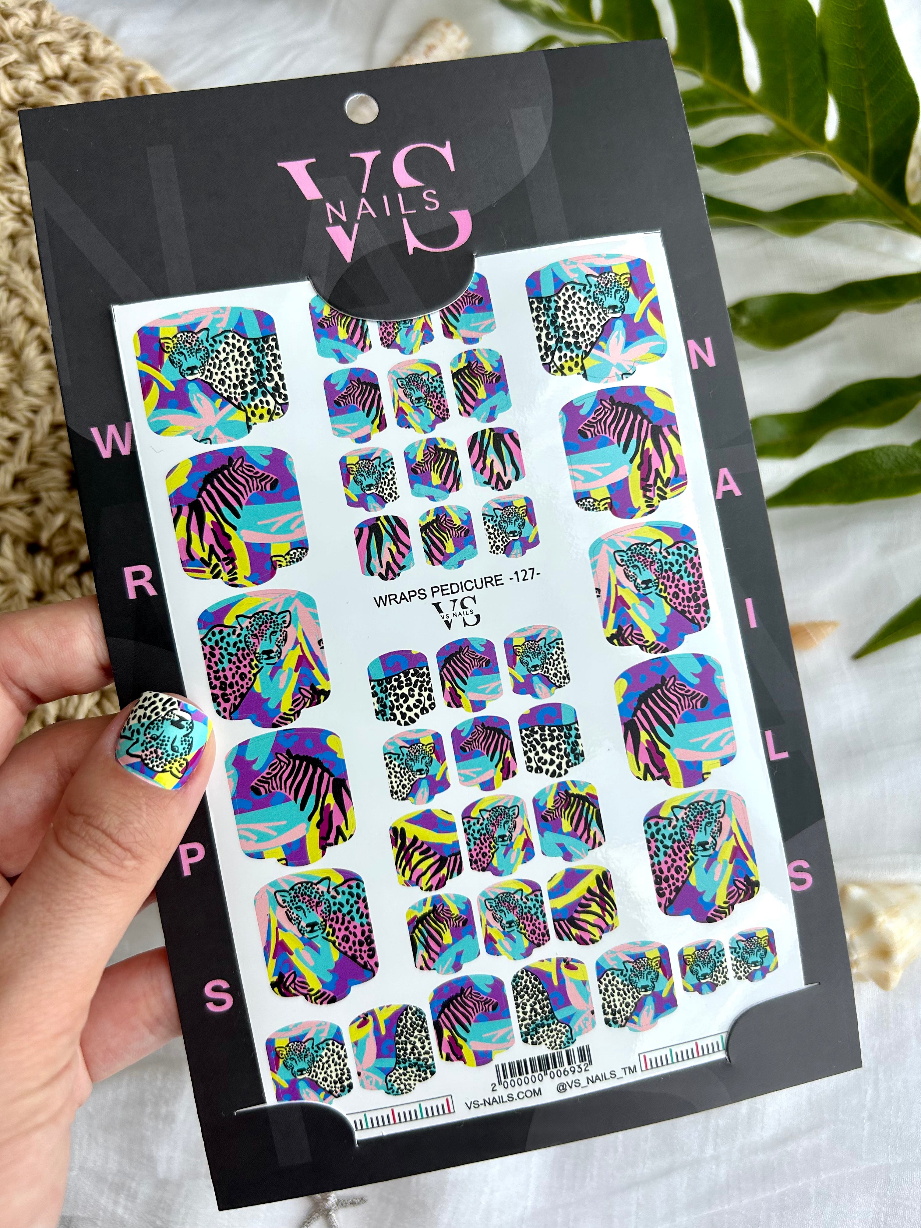 VS NAILS Pedicure Wraps Nr.127