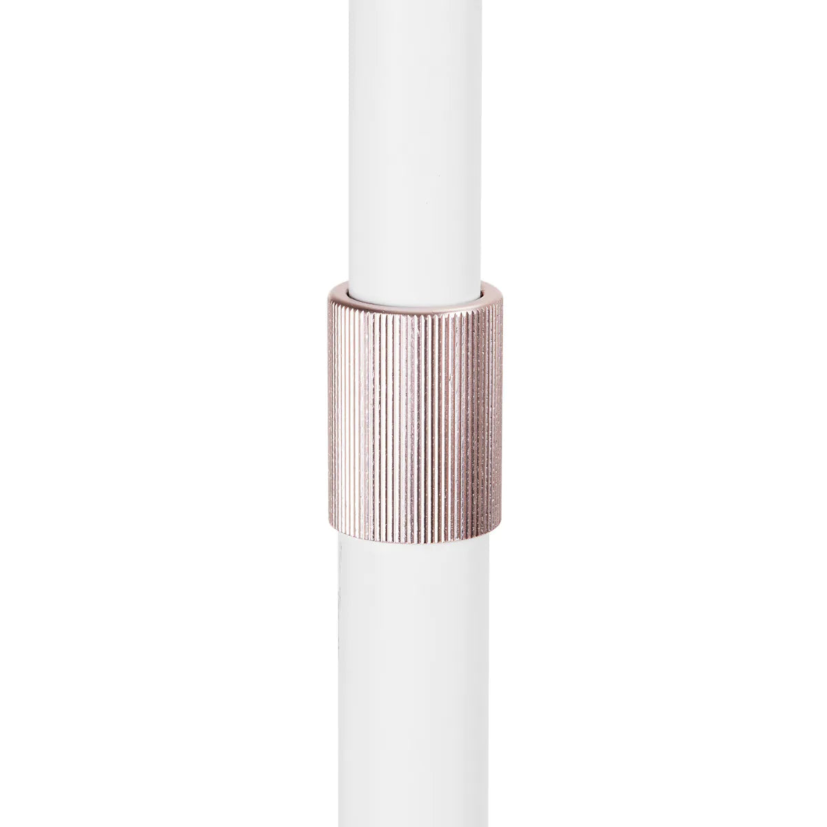 Skropstu un grima bezēnas LED lampa Momo Balta ar pamatni