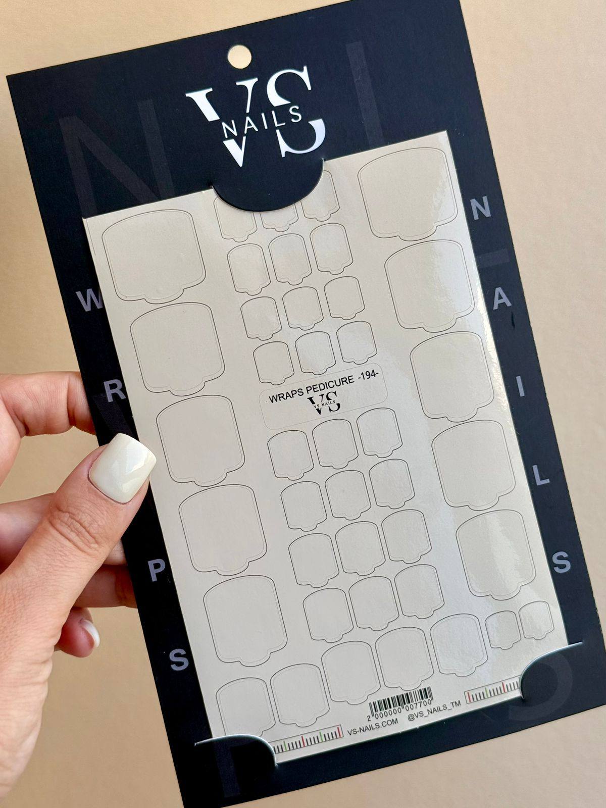 VS NAILS Pedicure Wraps Nr.194