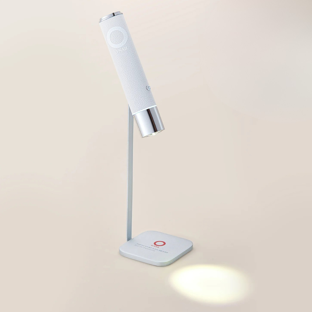 ONAIL AI LED nešiojamoji manikiūro lempa, balta
