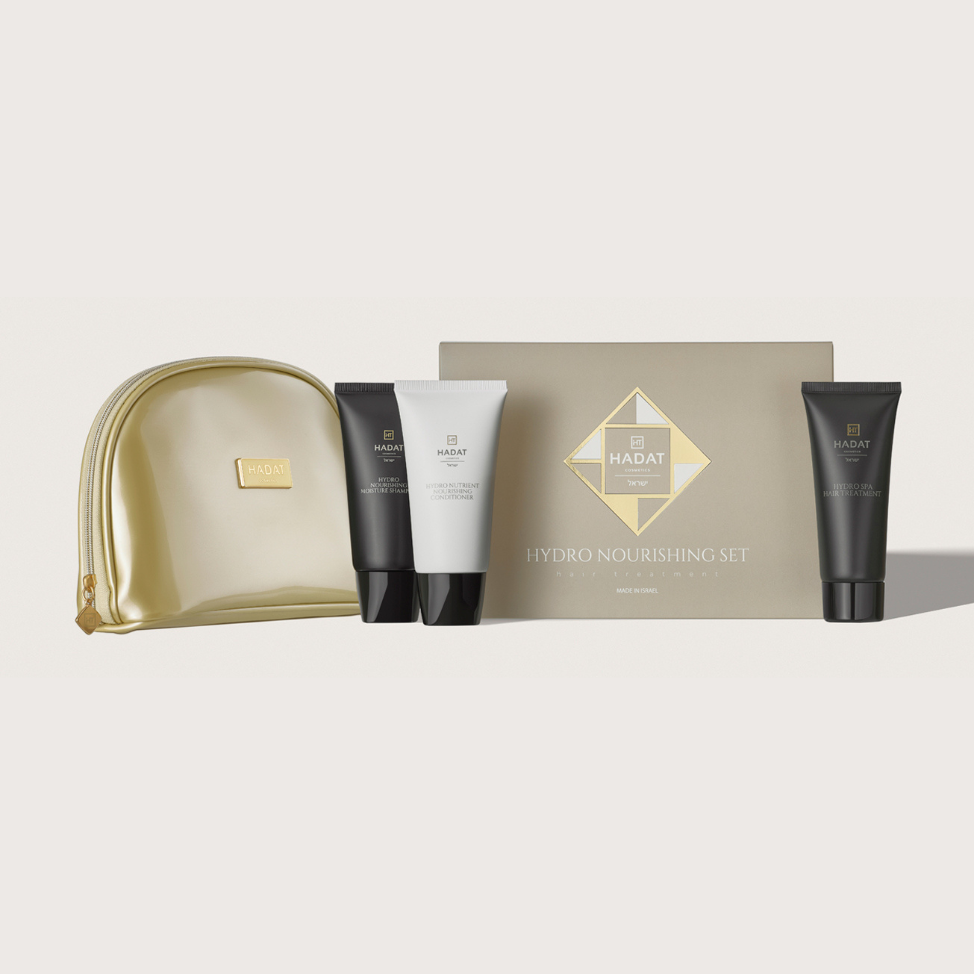 HADAT HYDRO NOURISHING MOISTURE SET - Питательный набор для волос, 3×70 мл