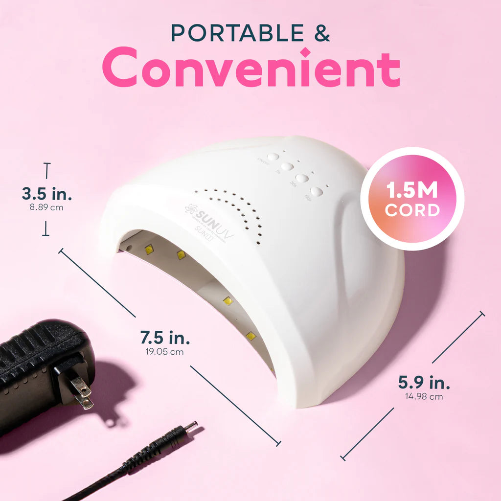 SUN1 UV/LED Tischlampe, weiß