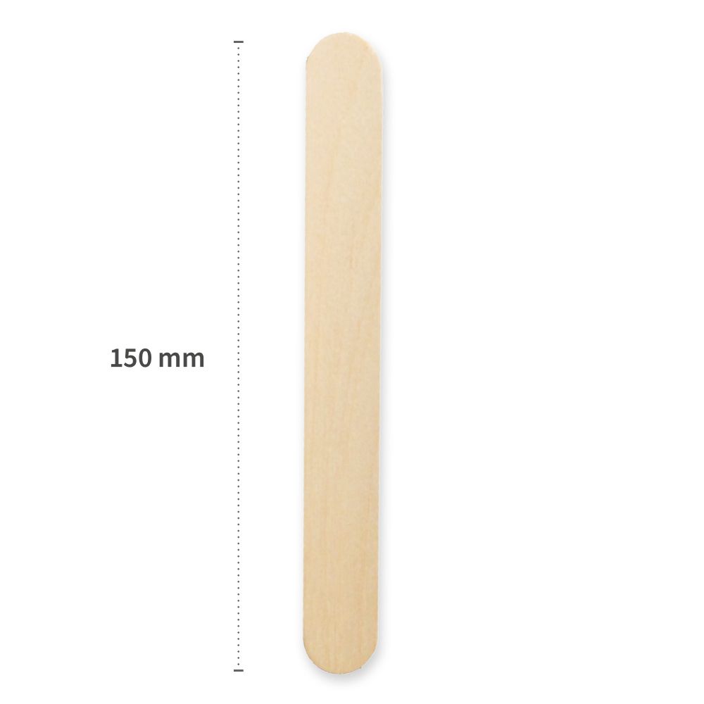 Wooden spatulas ECO FRIENDLY in soft packaging 100pcs.