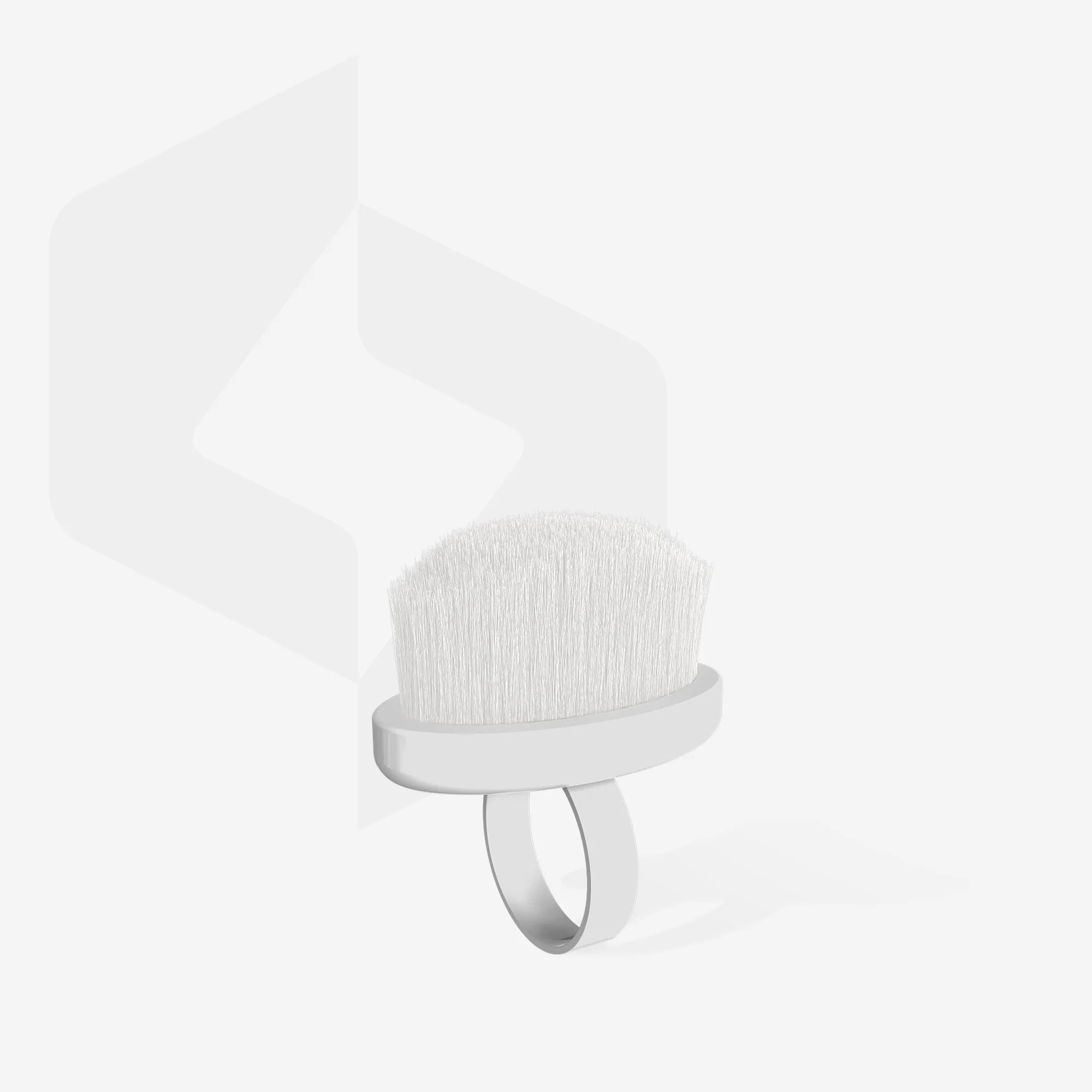 STALEKS Кольцо для маникюра с щеткой для удаления пыли EXPERT 10шт. [DBE-03-10]