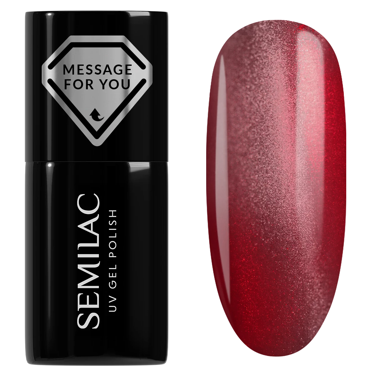 736 Semilac UV-Gellack „Crimson Jelly Gloss“, 7 ml
