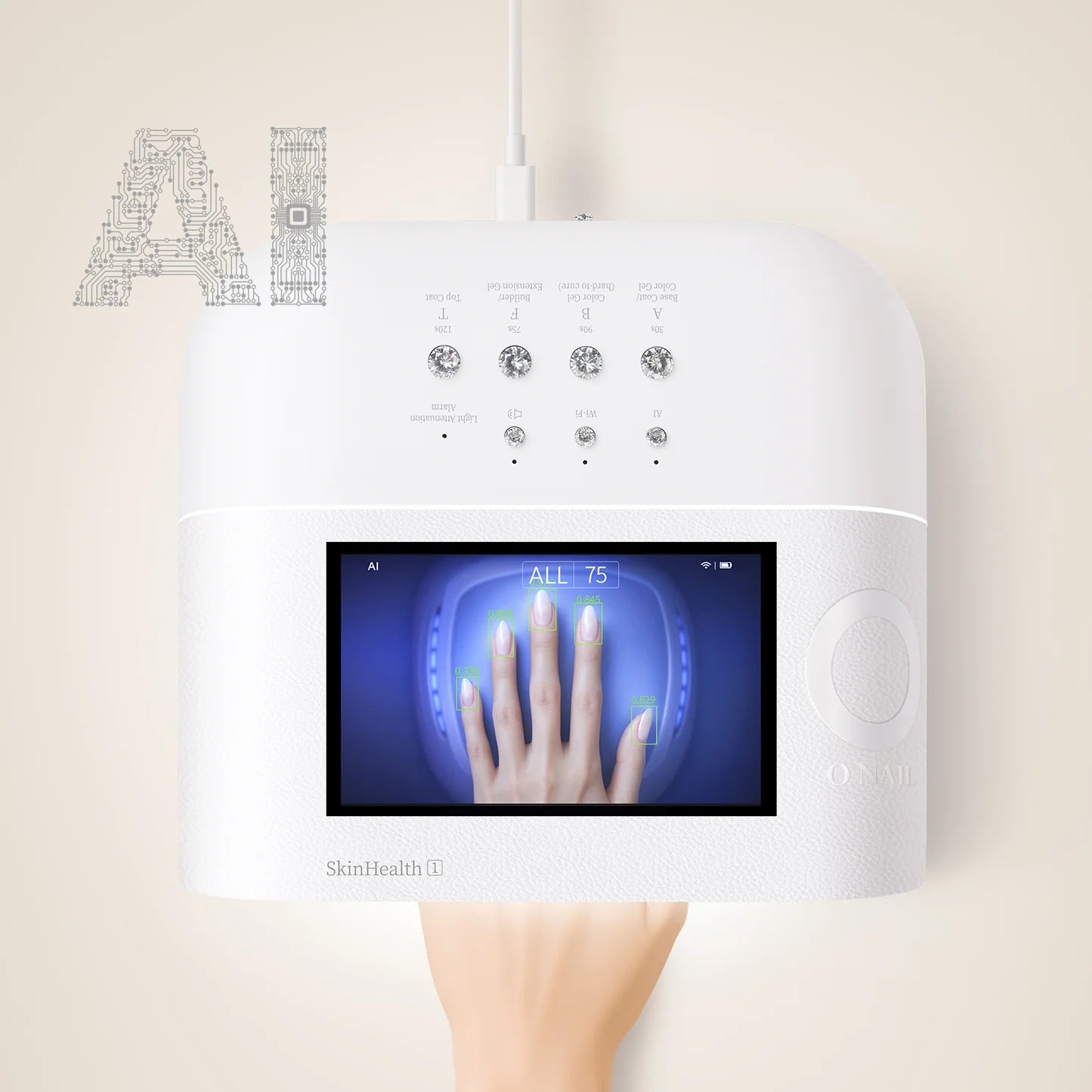ONAIL AI LED лампа для маникюра