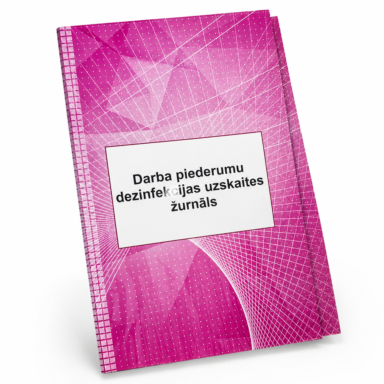 ABC Work Equipment Disinfection Log, A4, 48 pages