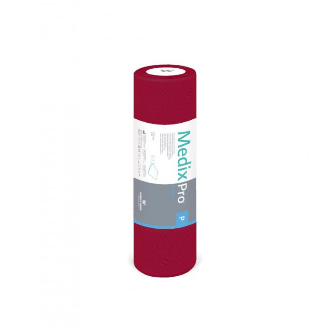 MedixPro PAPER 50 cm, 2-ply, burgundy [L50N-50-M]