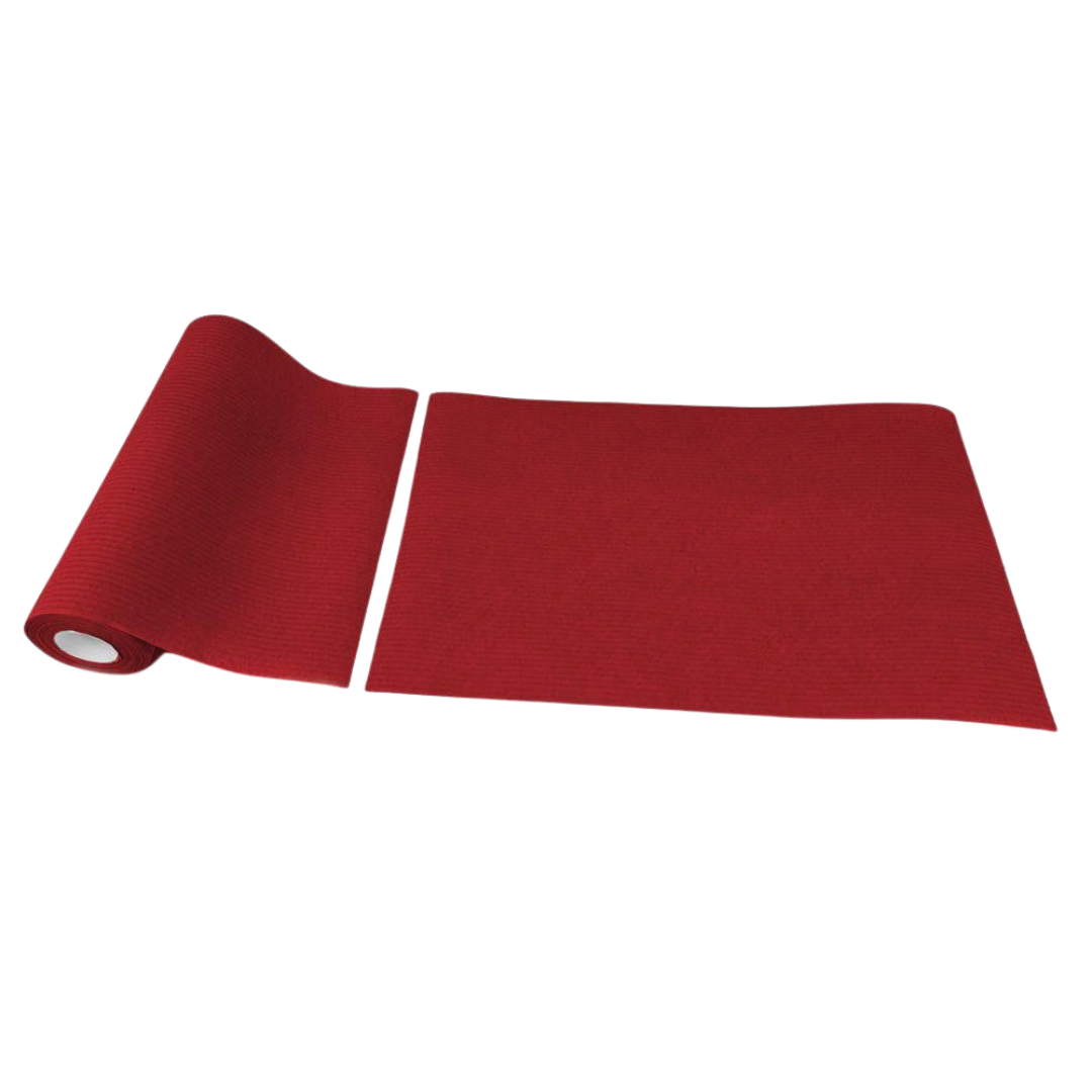 MedixPro PLĖVELĖ + POPIERIUS 38 cm, 3 sluoksnių, bordo spalvos [M38N-50-W]