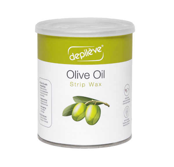 Depileve OLIVE OIL Strip Wax in a Jar, 800 ml