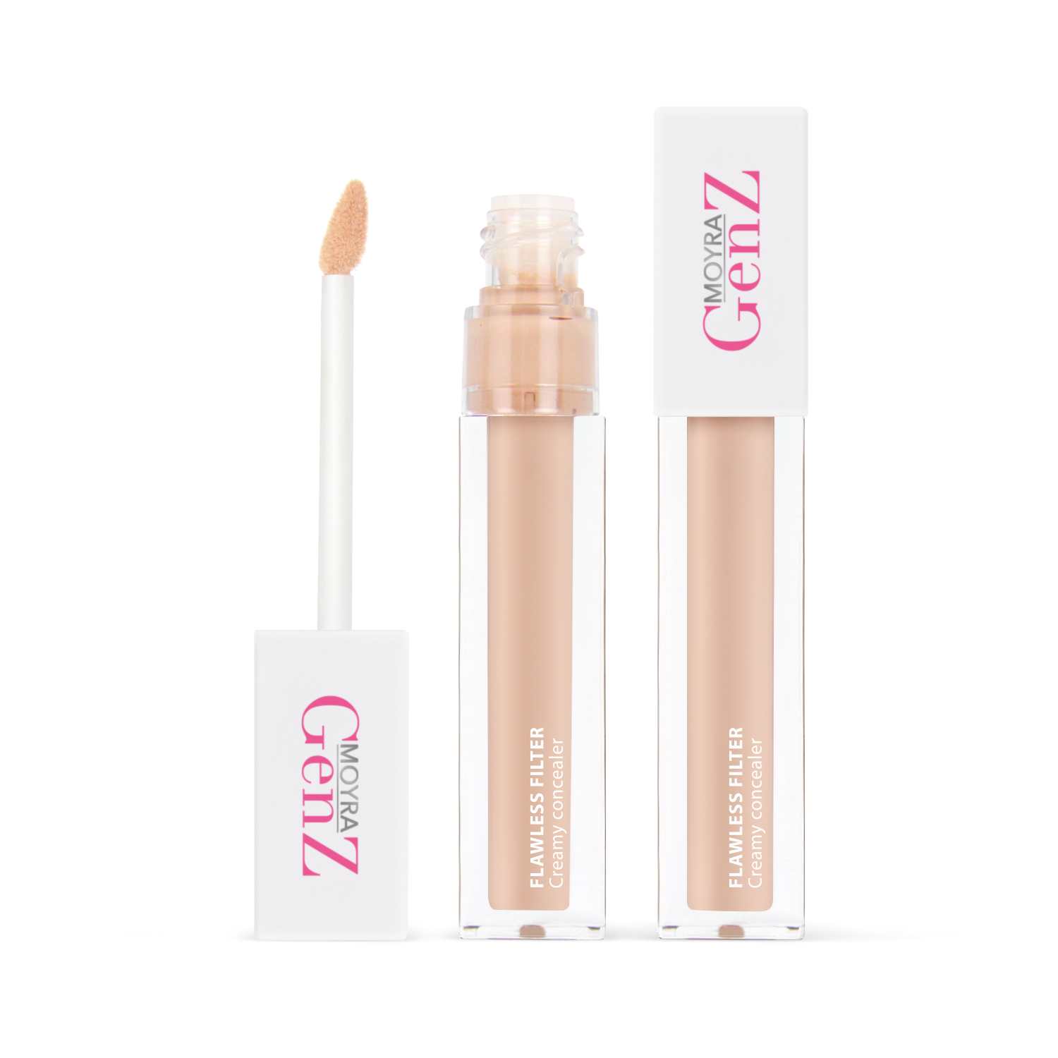 MOYRA GenZ Flawless Filter Creamy Concealer 02, 4.5 ml