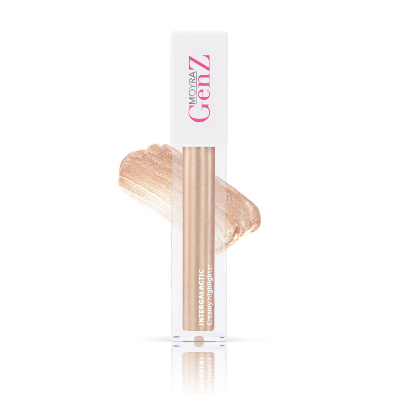 MOYRA GenZ Intergalactic creamy highlighter 01 Glow me away, 4.5 ml