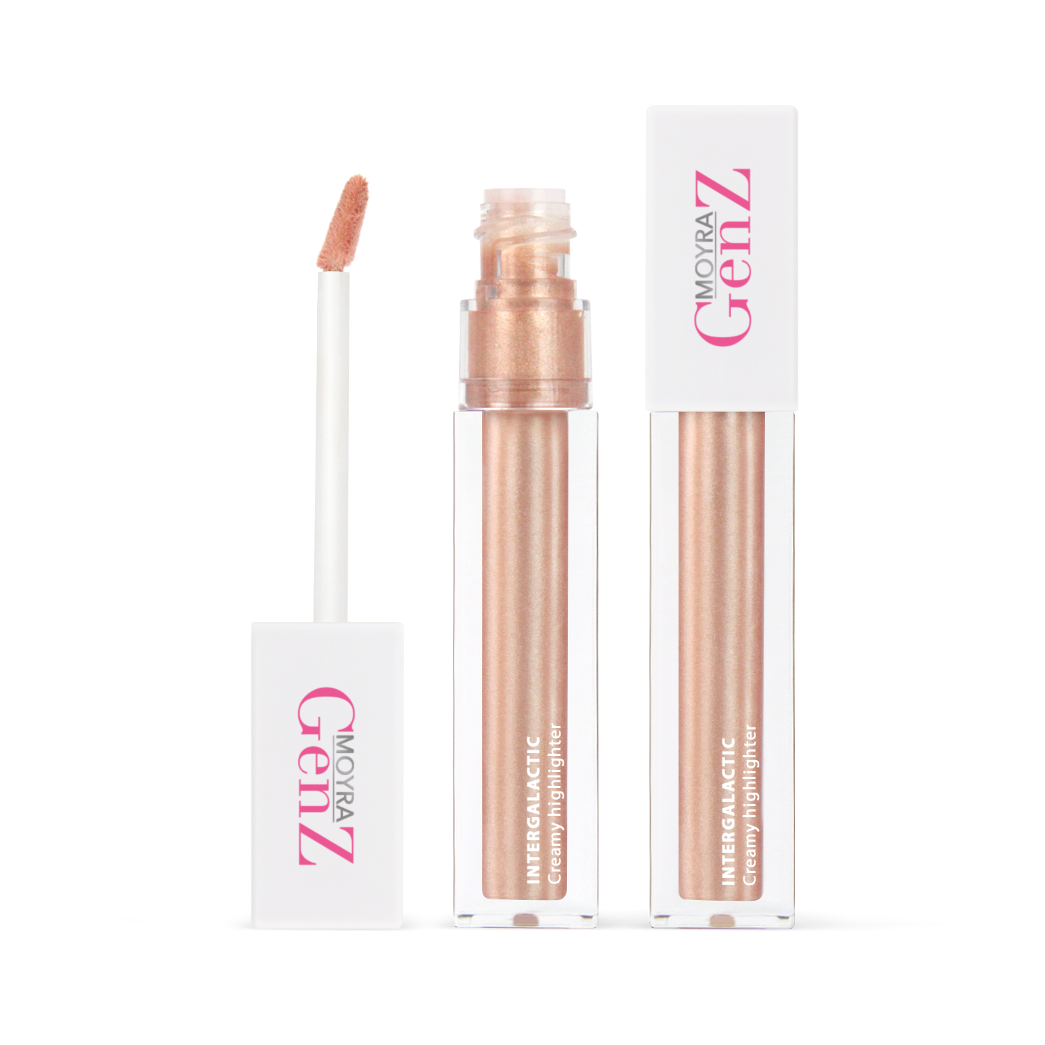 MOYRA GenZ Intergalactic creamy highlighter 03 Shine my way, 4.5 ml