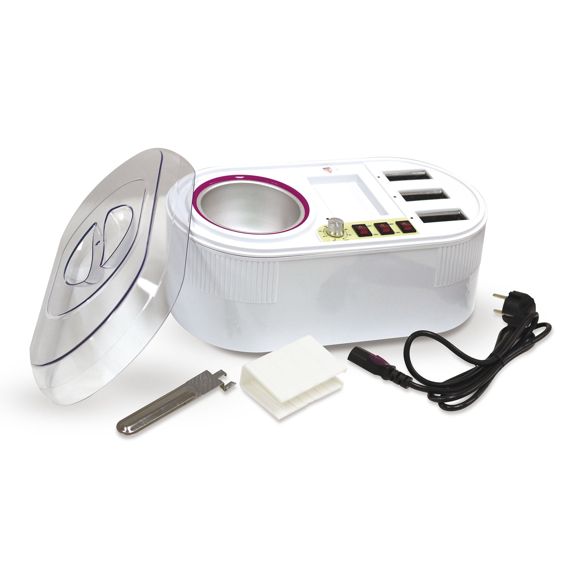 ItalWax Wax heater for 400 ml cans and 3 cartridges COMBINED