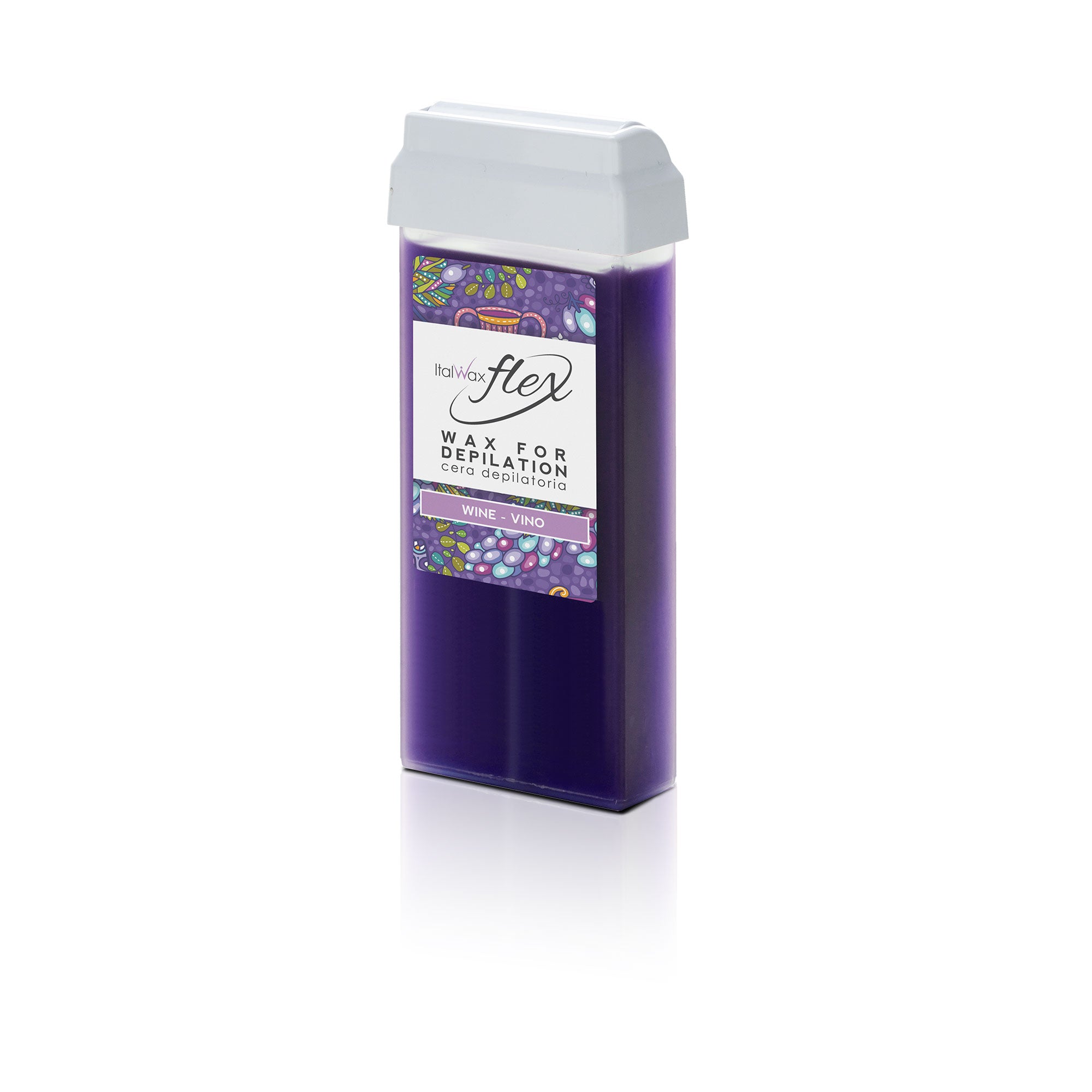 ItalWax Depilācijas vasks kartridžā FLEX - WINE 100 ml