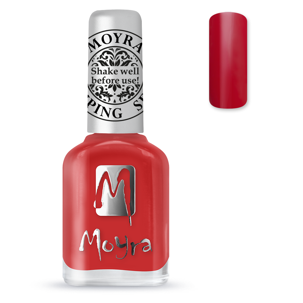 Moyra Stamping nail polish no. SP02 Red