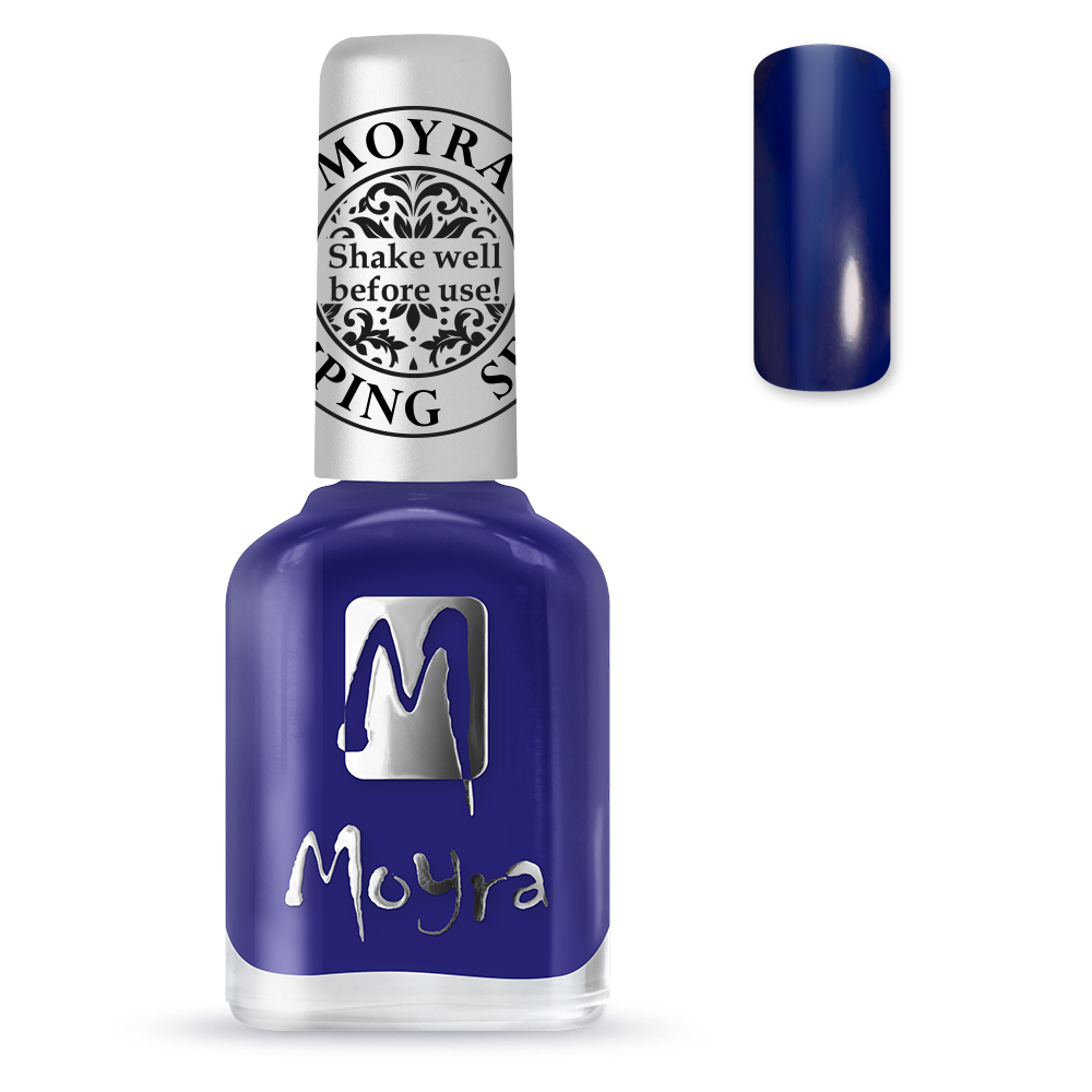 Moyra Stamping nail polish no. SP05 Blue