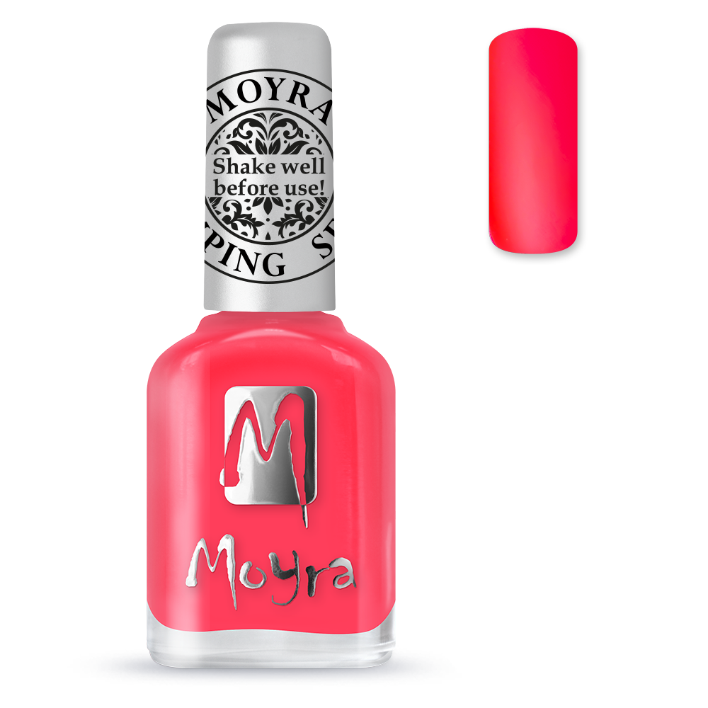 Moyra Stamping nail polish no. SP20 Neon Pink