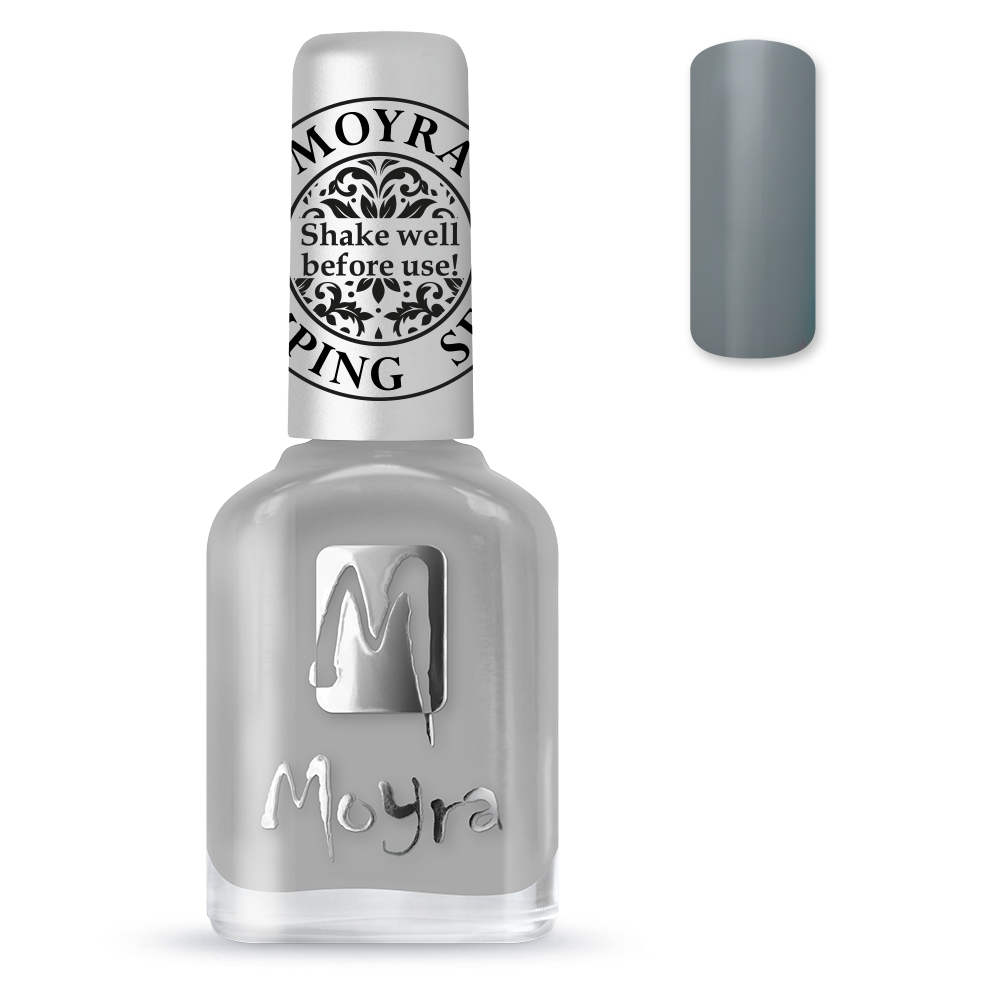 Moyra Stamping Nail Polish No. SP23 Grey