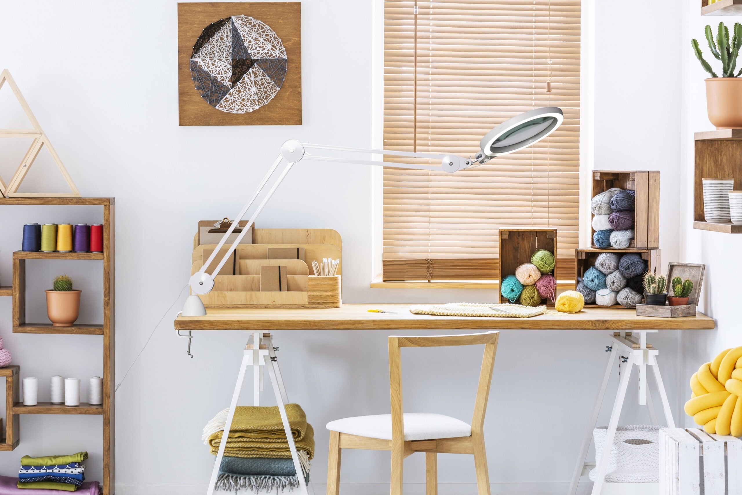 Светодиодная лампа дневного света с лупой и креплением [MAG Lamp XL]