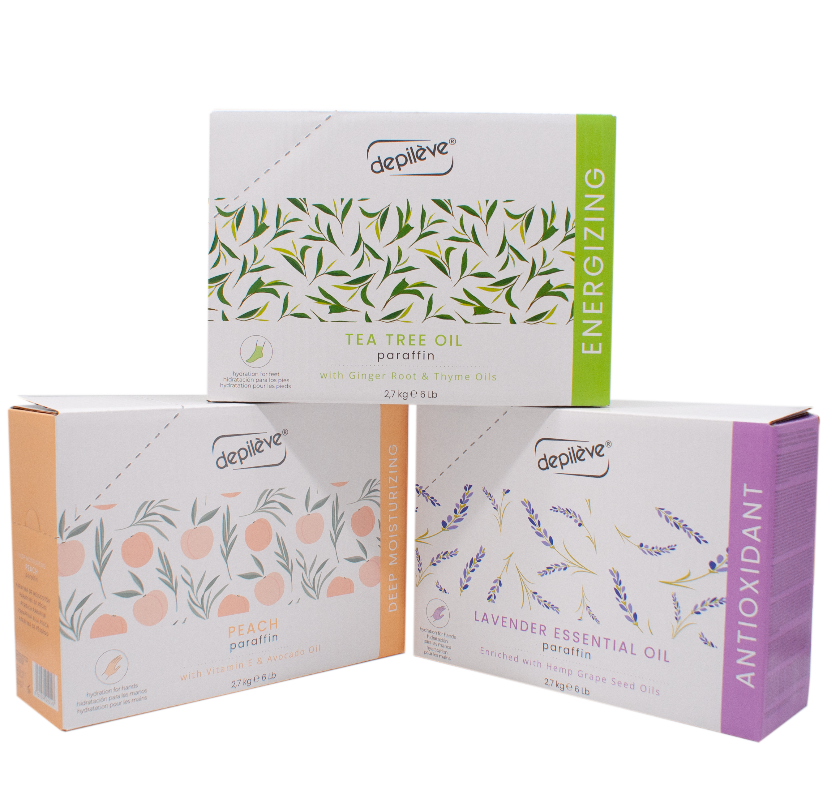 Depileve Paraffin LAVENDER ESSENTIAL OIL - ANTIOXIDANT 350 gr