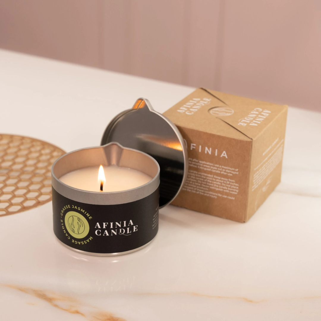 Afinia Aromamassagekerze „Grasse Jasmin“ 150 g